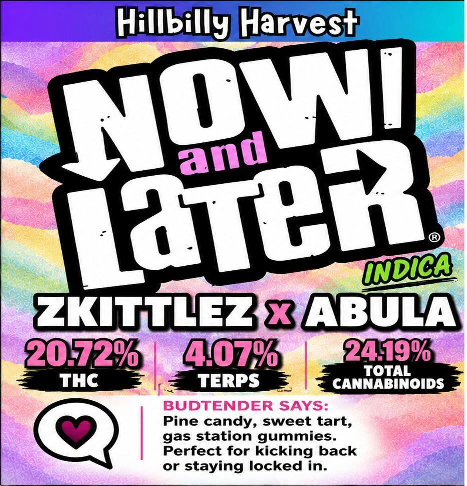 5G - HILLBILLY HARVEST - NOW & LATER(I)