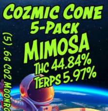 5pk Cozmic .6g Co2 Infused Pr - Mimosa