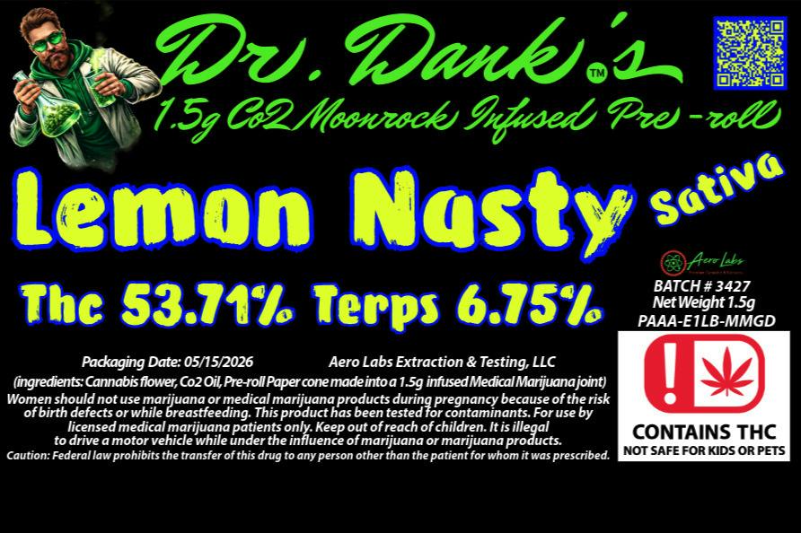 Dr. Dank's 1.5g Infused Pr - Lemon Nasty