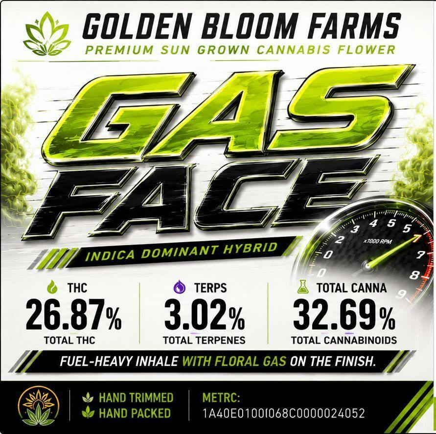 28G - GOLDEN BLOOM - GAS FACE