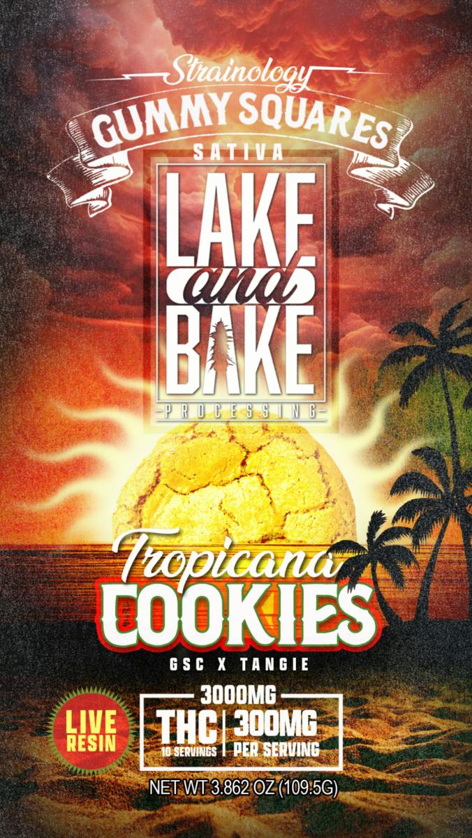 LAKE & BAKE - TROPICANA COOKIES 3000MG GUMMIES