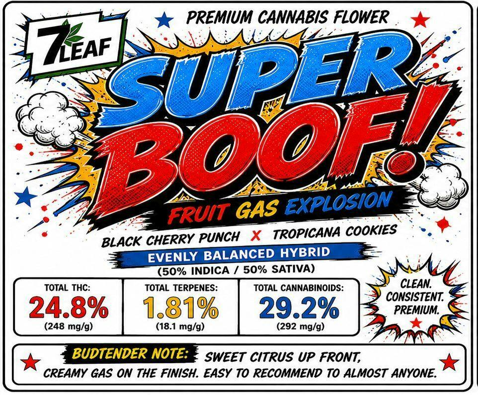 3.5g - 7 Leaf - SuperBoof (H)