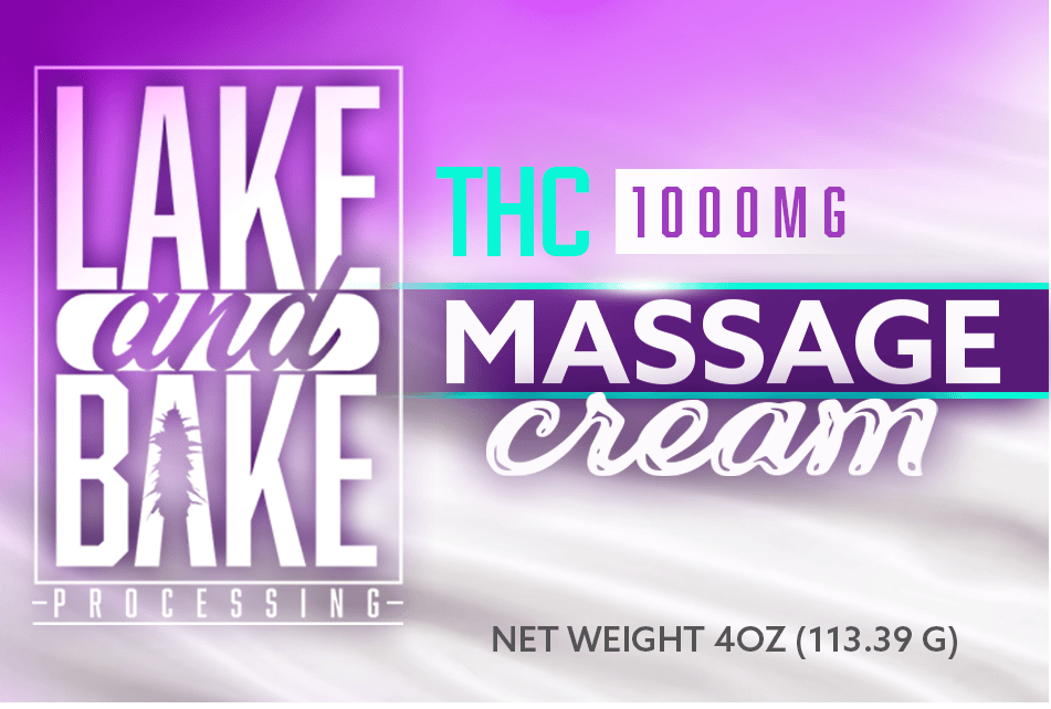 LAKE & BAKE - THC MASSAGE CREAM 1000MG