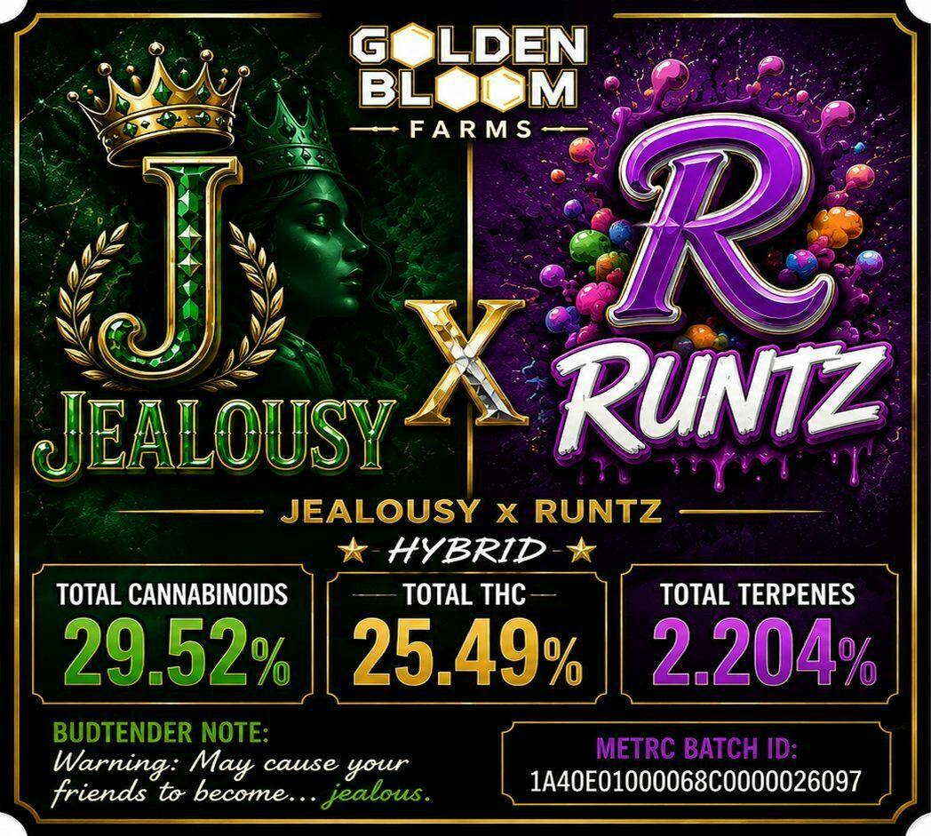 28G - GOLDEN BLOOM - JEALOUSY RUNTZ (H)