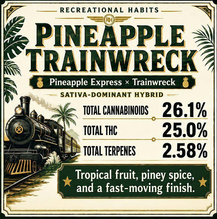 3.5G - Recreational Habits - PINEAPPLE TRAINWRECK (SH)