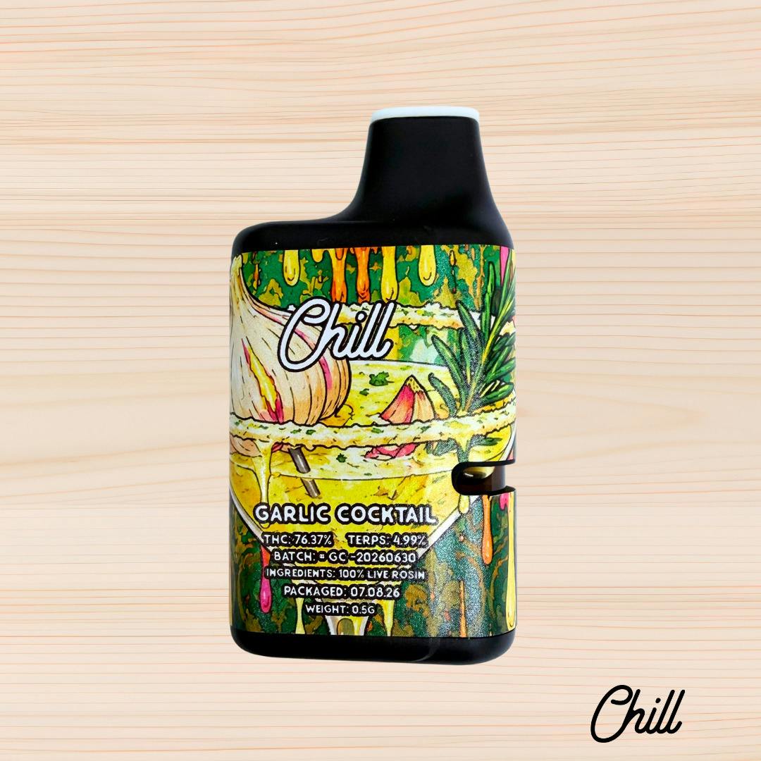 Chill - Live Rosin Cartridge - Garlic Cocktail