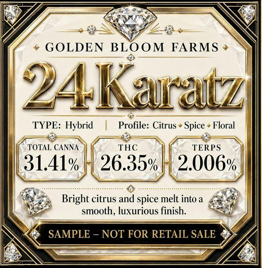 10g - GOLDEN BLOOM - 24 Karatz (H)