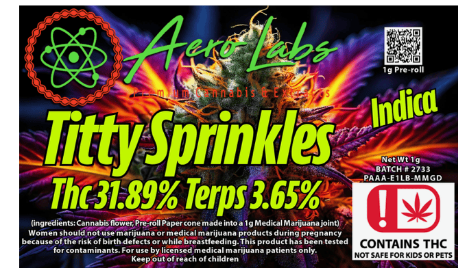 AERO - TITTY SPRINKLES 1G P.R.(I)