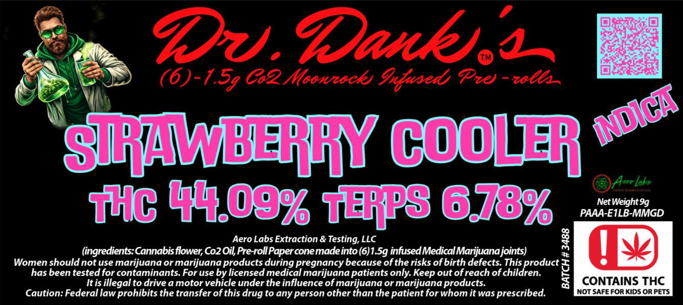 Dr. Dank's 1.5g Infused Pr - Strawberry Cooler (I)