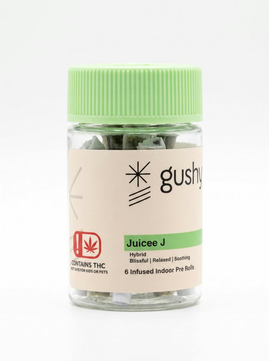 Gushy - Juicee J - Infused Preroll -.75g 6pack