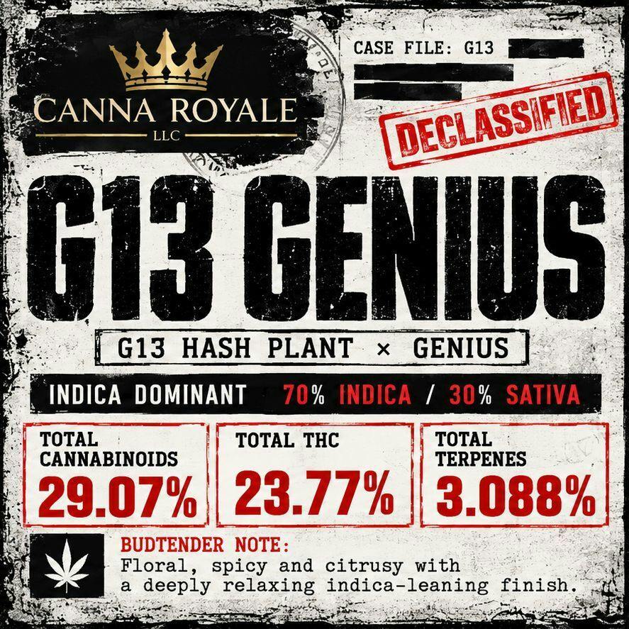 28g - Canna Royale - G-13 Genius (IH)