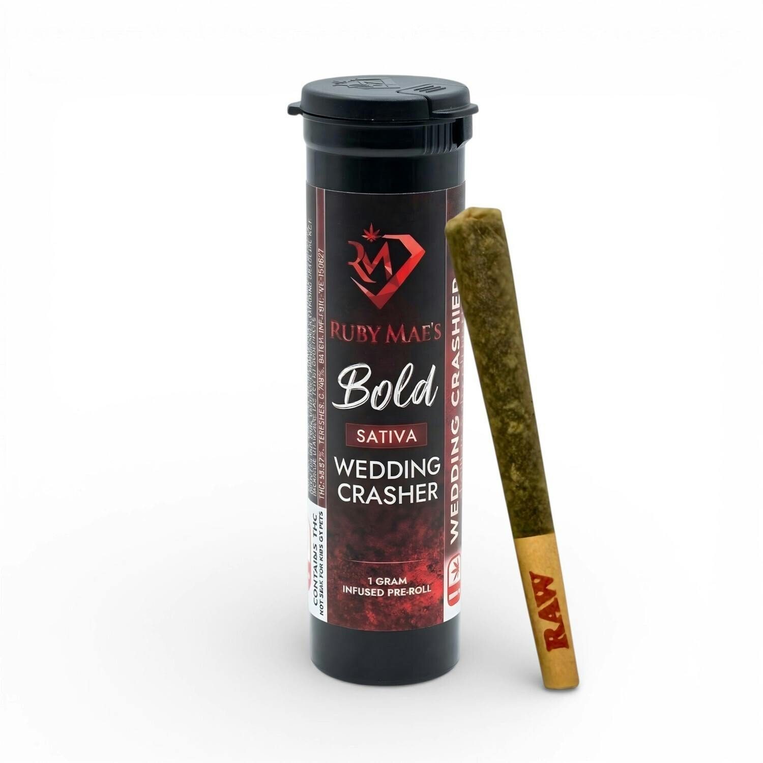Ruby Mae's Bold Infused Preroll - Wedding Crasher 1g