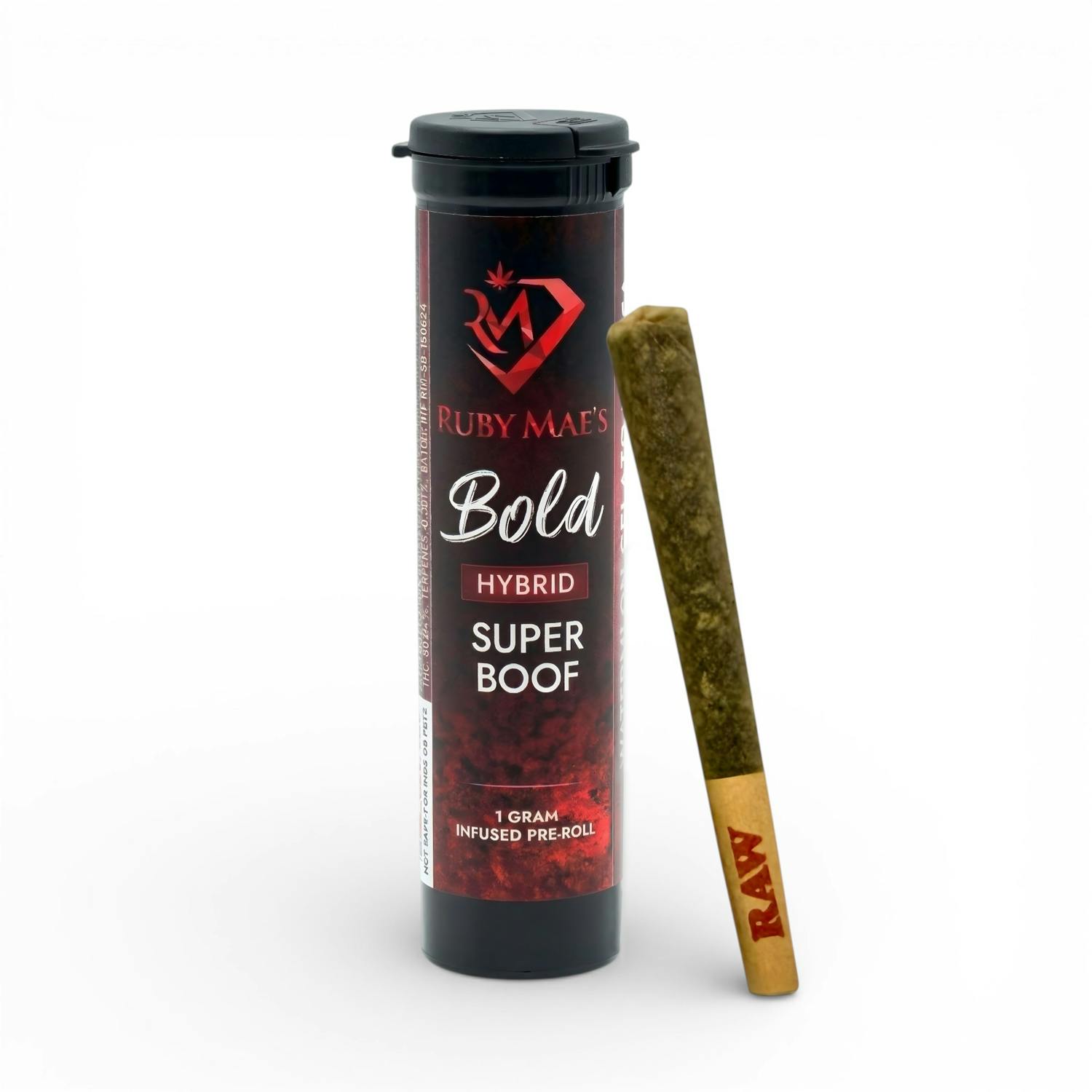 Ruby Mae's Bold Infused Preroll - Superboof 1g