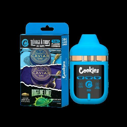 Cookies | Blueberry Caviar x Blackberry Caviar x Ridgeline Lantz | 3G Disposable