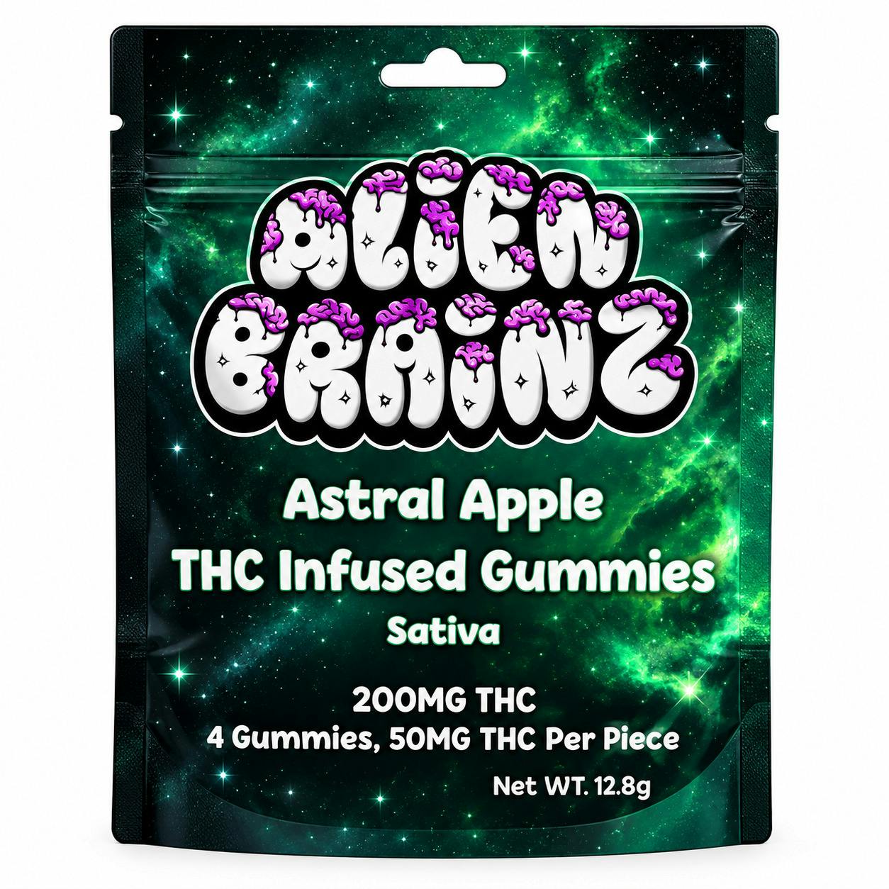 Alien Brainz | Astral Apple | 200MG Gummies