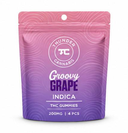 Thunder Canna | Groovy Grape | 200MG Gummies
