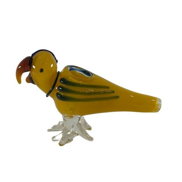 Bamboo Blaze - Glass 5 Inch Bird Pipe