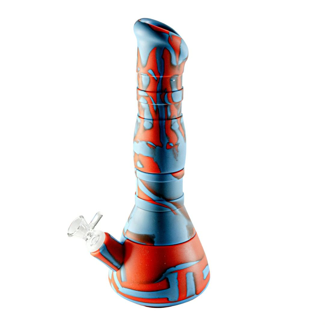 Bamboo Blaze - Silicone Round Bottom Bong - Pattern/Assorted