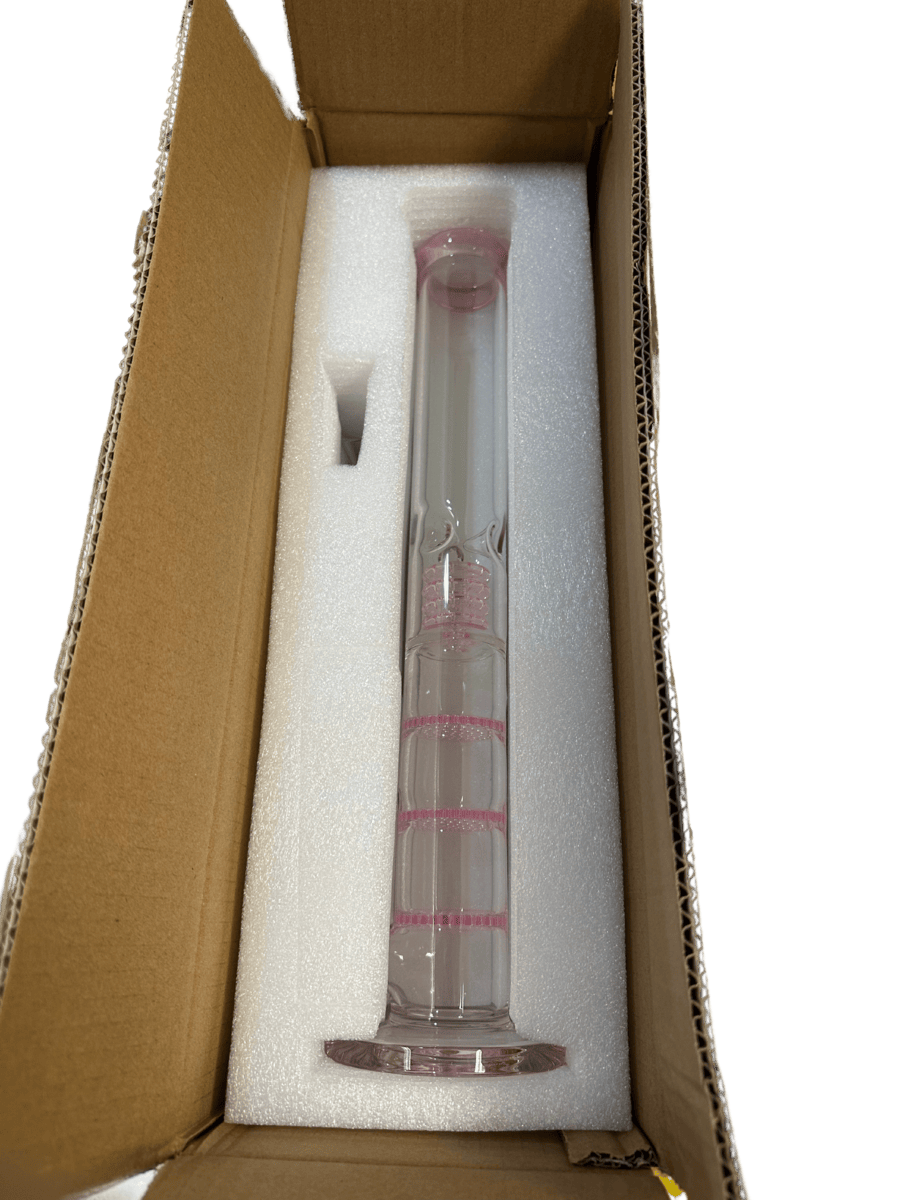 Bamboo Blaze - Glass 16 Inch Honeycomb Bong
