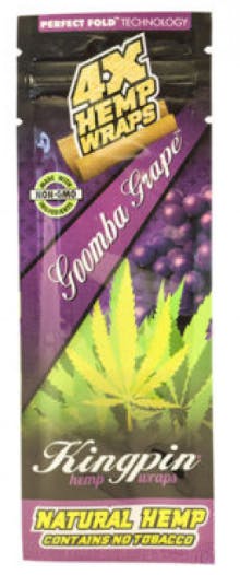 Kingpin Hemp Wraps 4 Pack - Grape