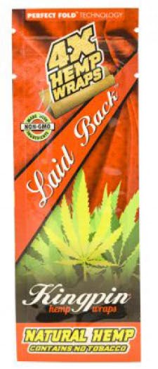 Kingpin Hemp Wraps 4 Pack - Laid Back