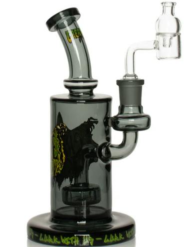 Creature 7.5" Smoke Reaper Kills Concentrate Rig with Bubble Cap