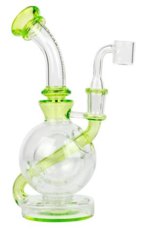 GEAR Premium 8" Tall Nucleus Concentrate Bubbler W/Honeycomb Multiple Colour