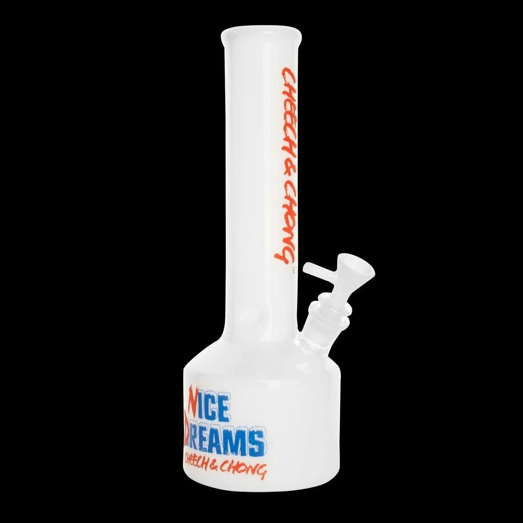 Cheech & Chong Glass 12" Tall Nice Dreams Canteen Base Water Pipe Multiple Colours