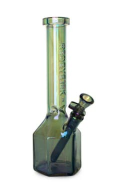Red Eye Tek 11" Prismatic Tube Hexagonal Base Bong Multiple Colours