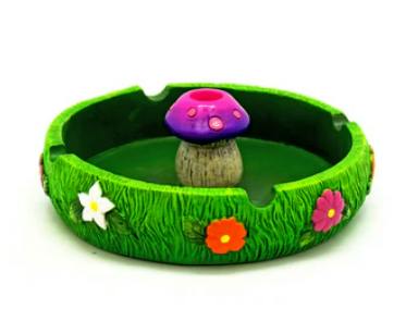 Mushroom Ashtray with Snuffer