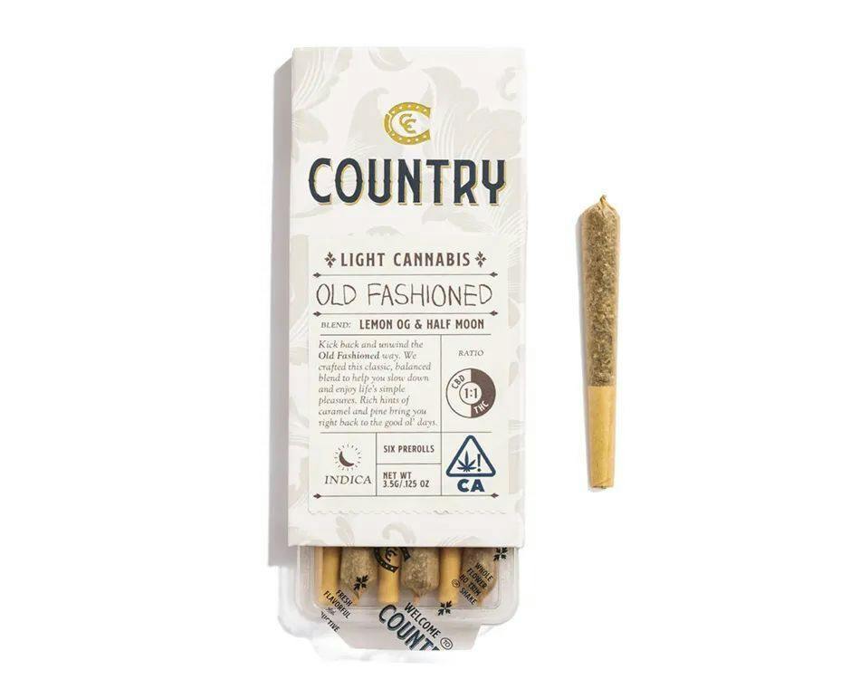 OLD FASHION 1:1 PREROLL (6PK)