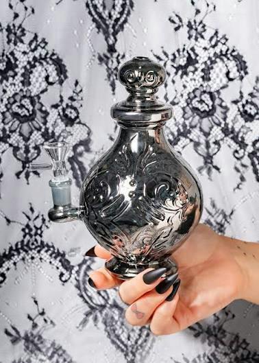 Goth Perfume Bottle Bong