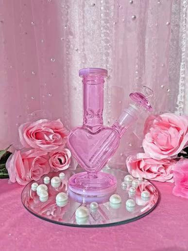 Heart Mini Bong - One Size