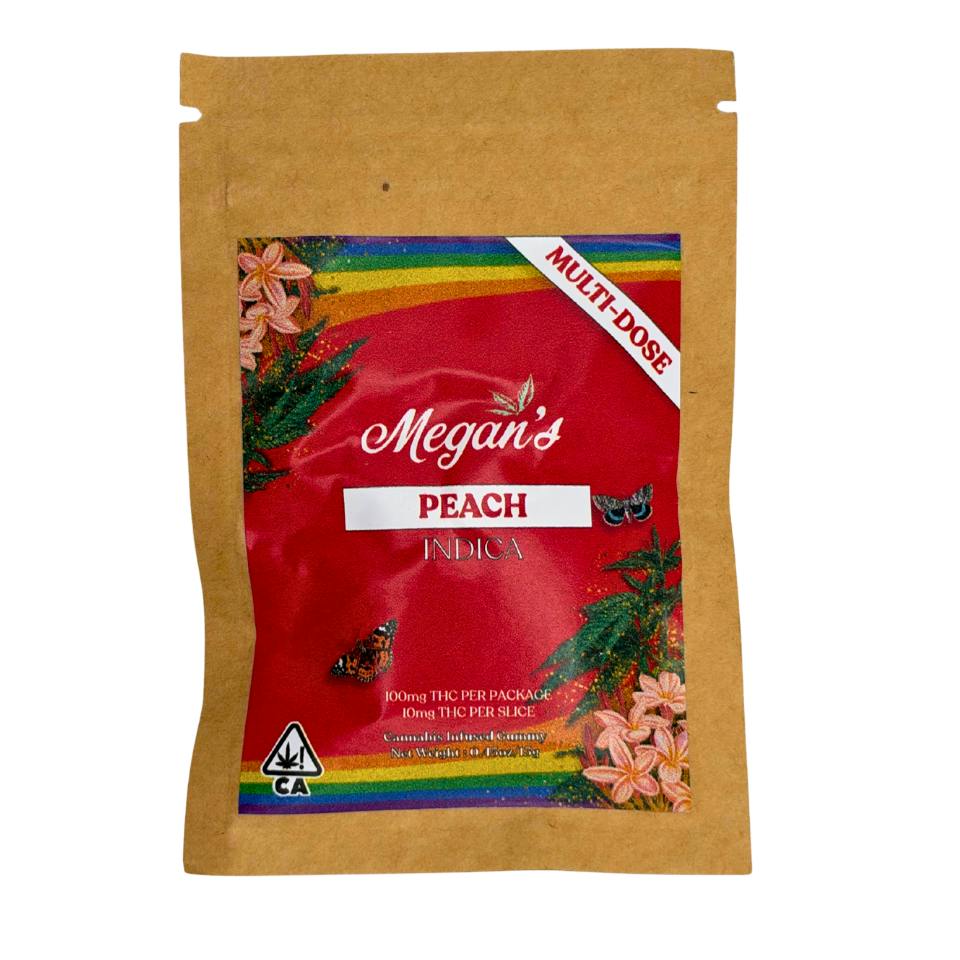PEACH ROSIN INFUSED GUMMY 100MG 1PK - 100 mg