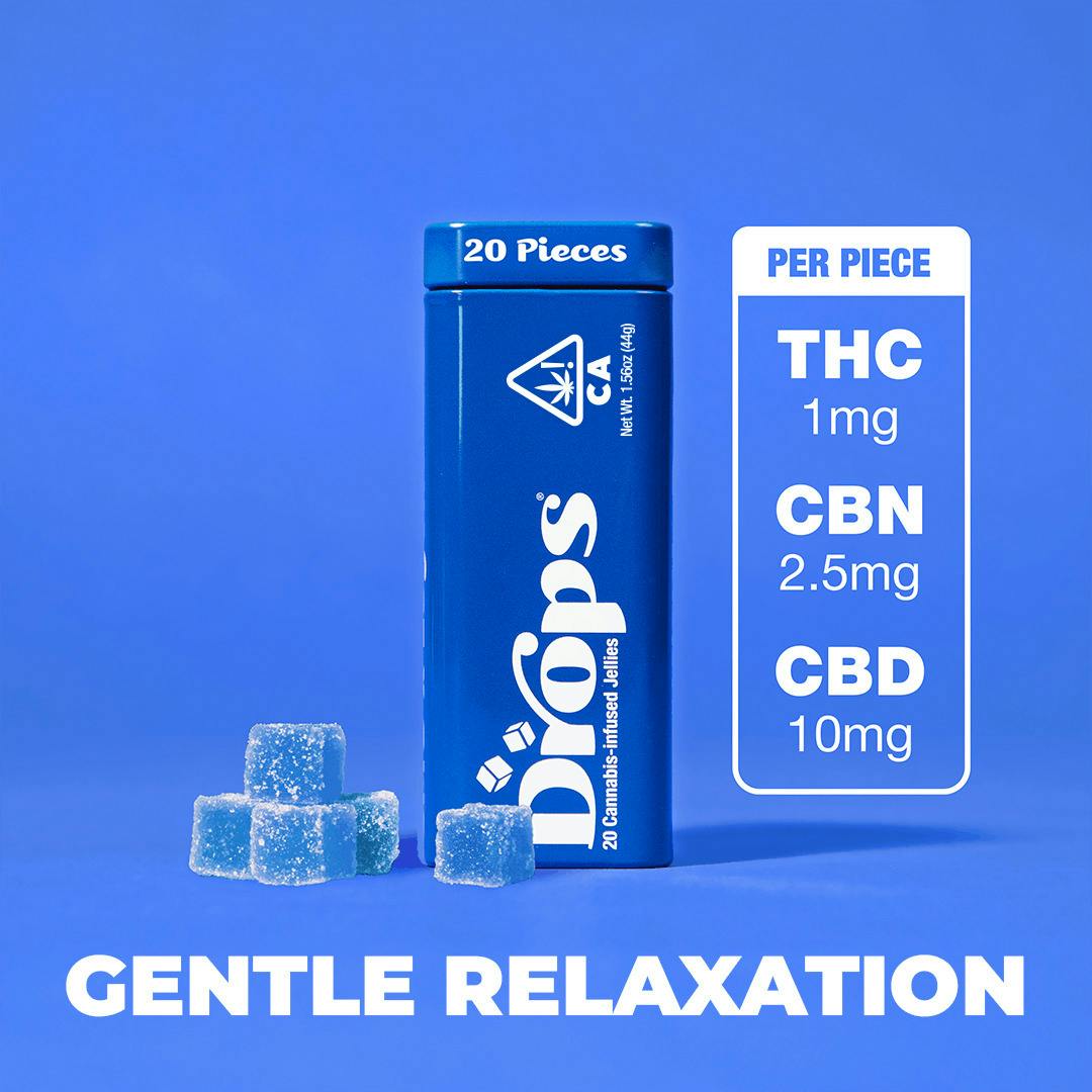 Drops | LRO Gummies 100mg (20pc) | Blueberry (4:1)