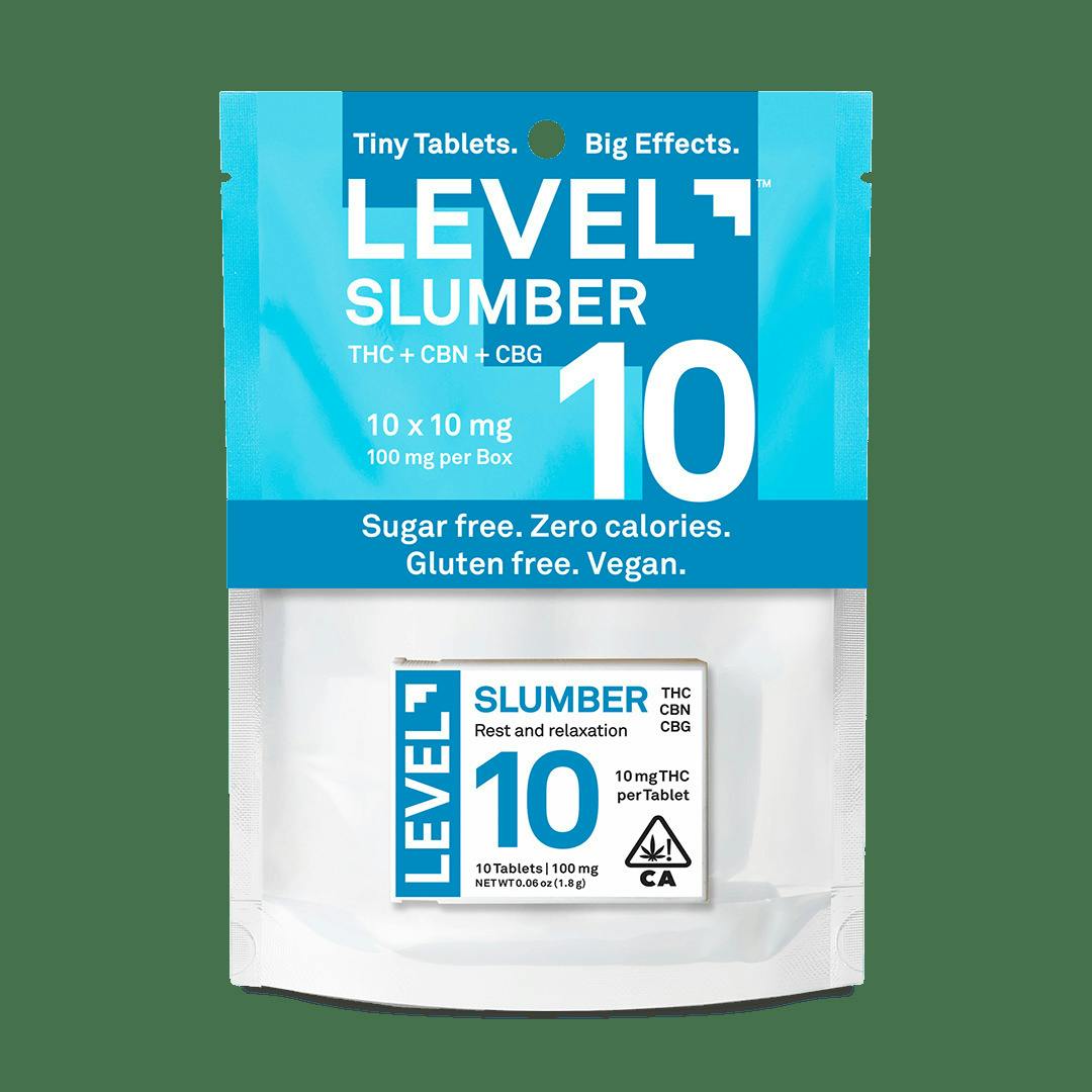 LEVEL 10 | Slumber Tablets 10:5:3 THC:THCv:CBG | 100mg | 10ct | 10mg/ea