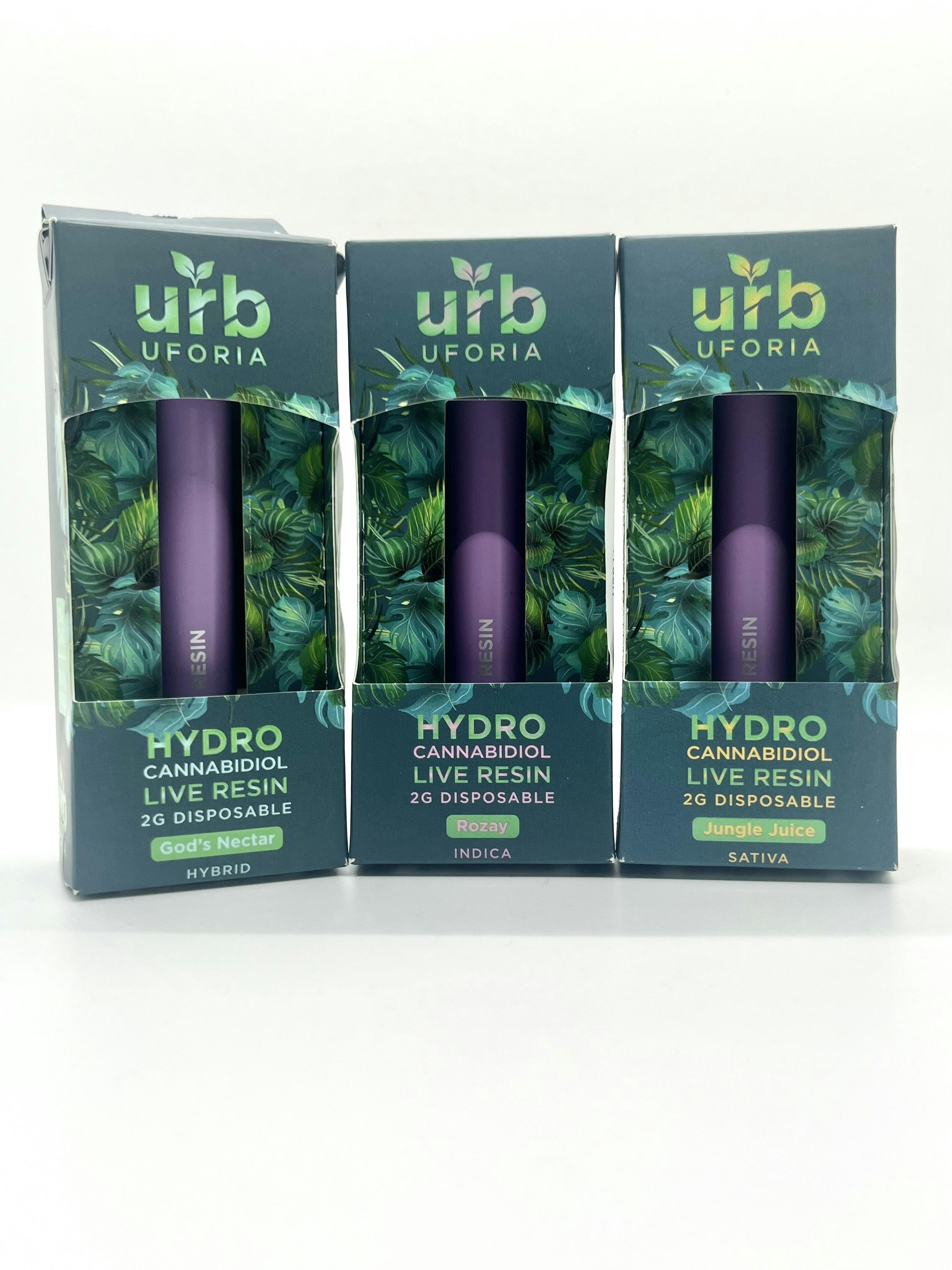 URB Live Resin CBD 2G Disposable - Rozay