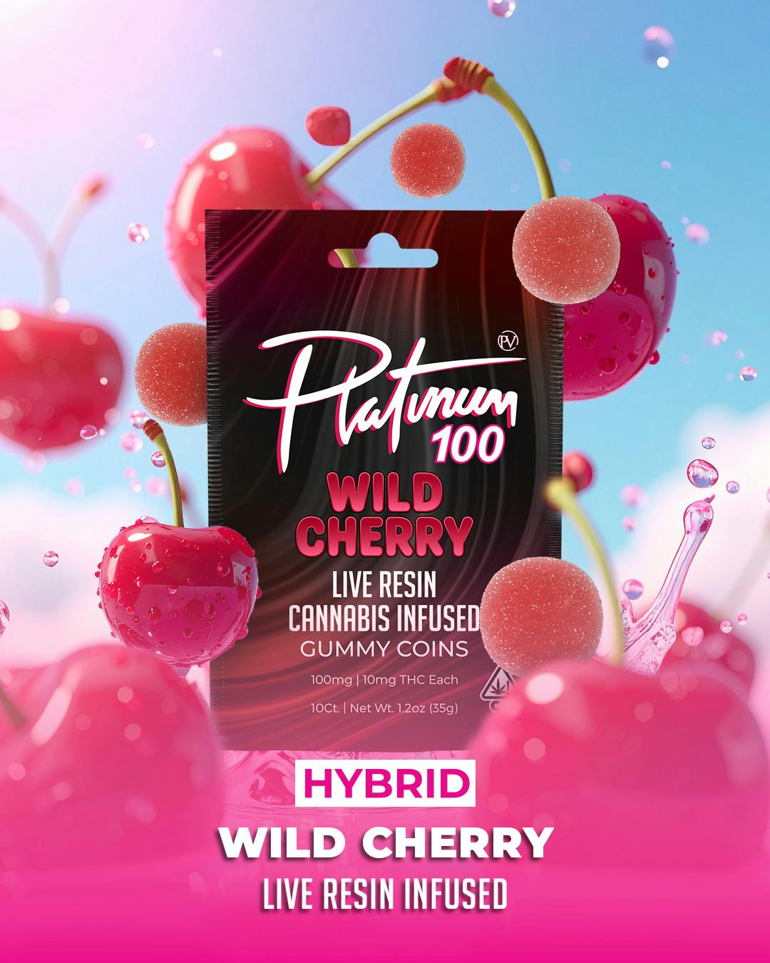 Cherry lre gummies - 100 mg - 10 Pack