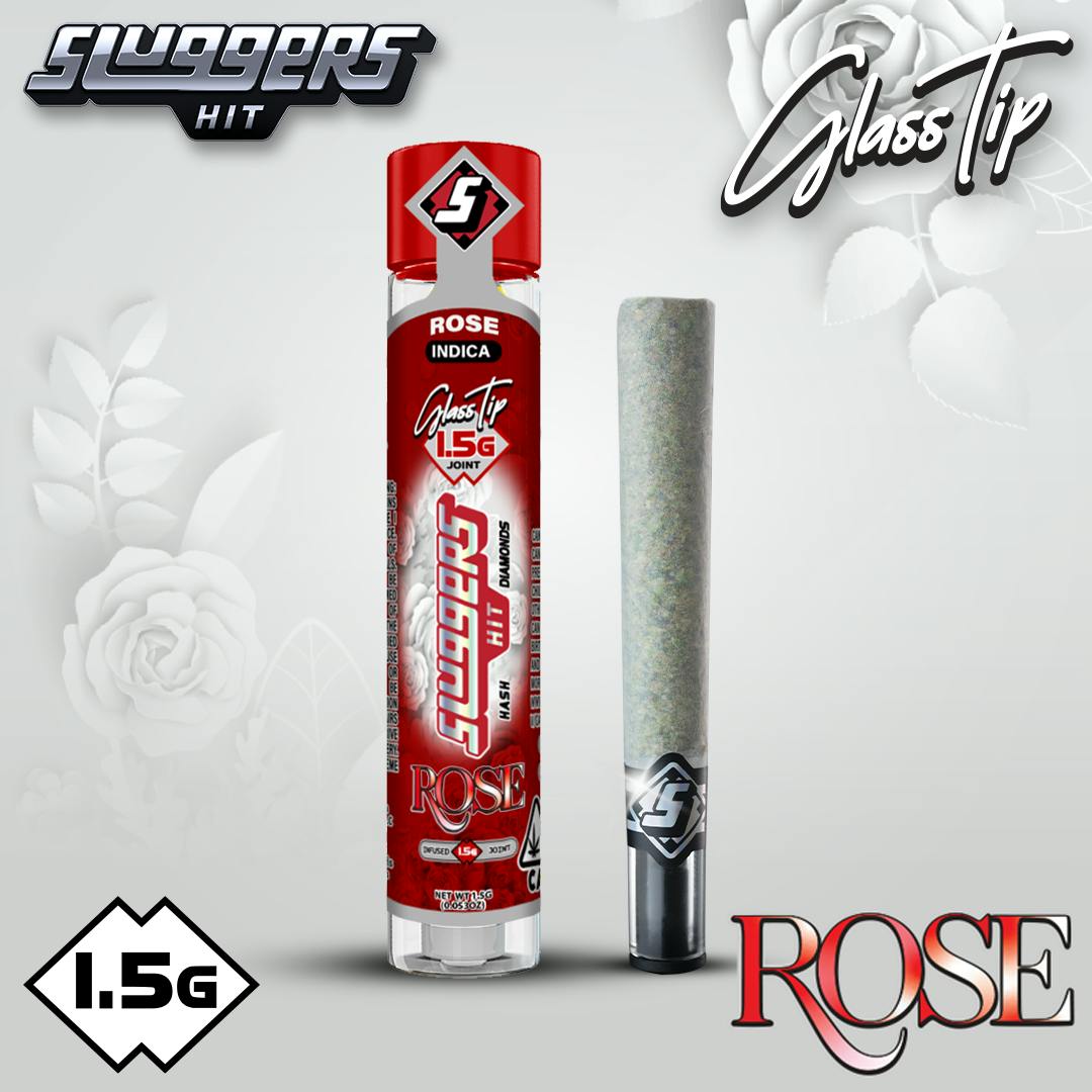 Sluggers - Infused Preroll - 1.5g Glasstip - Rose