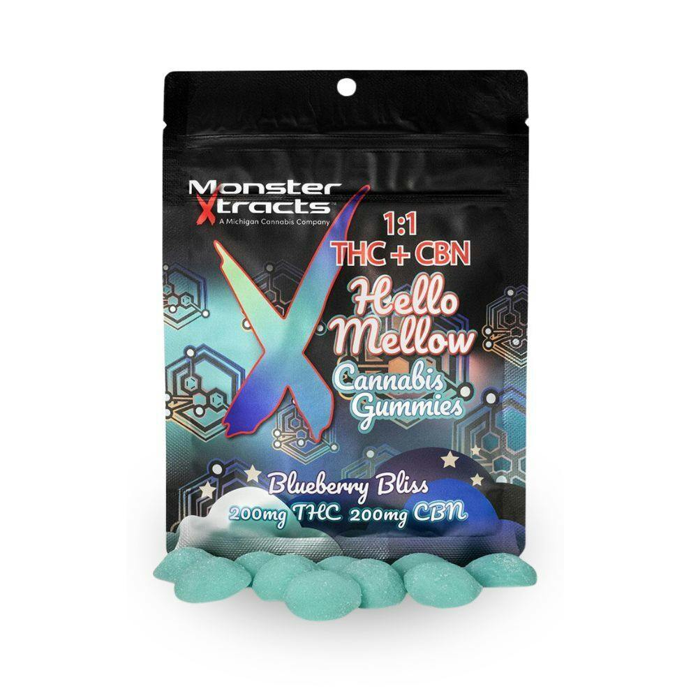 BLUEBERRY BLISS 1:1 HELLO MELLOW GUMMY (10-PACK)