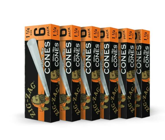 Ultra Thin 1 1/4 Cones (6-Pack)