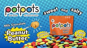 Milk Chocolate Peanut Butter Potpots (100-Pack)