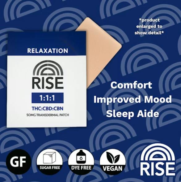 Relaxation - Transdermal Patch - Thc/cbd/cbn - 1:1:1 - 50mg