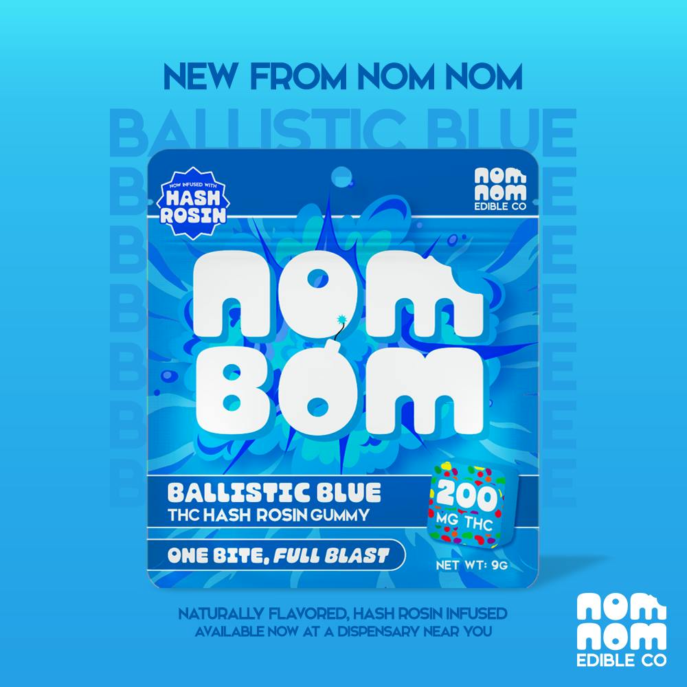 Nom Bom Ballistic Blue (1-Pack)