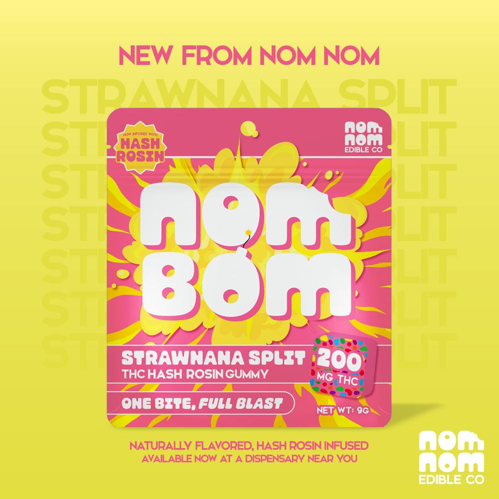 Nom Bom Strawnana Split (1-Pack) at Neighborhood Provisions(Cannabis Co of Alpena)