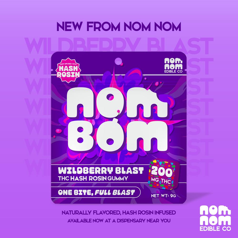 Nom Bom Wildberry Blast (1-Pack) at Neighborhood Provisions(Cannabis Co of Alpena)