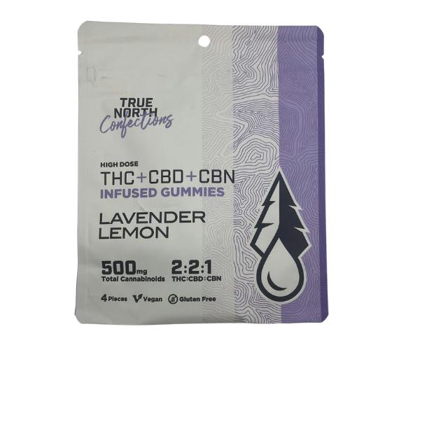 Lavender Lemon 2:2:1 Gummy (4-Pack)