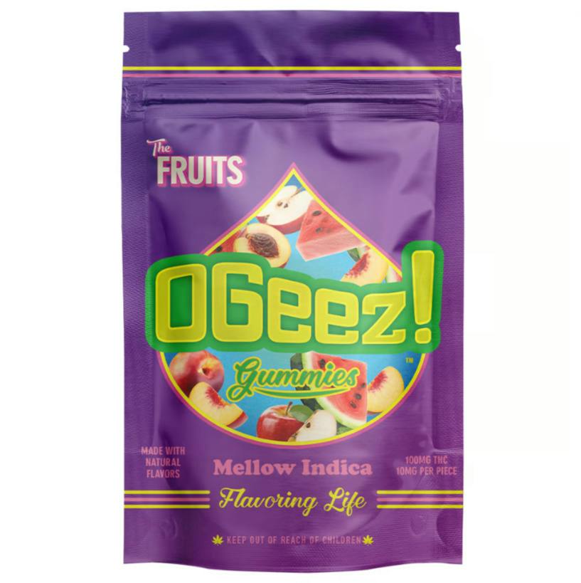 The Fruits Watermelon, Red Apple & Peach Gummies 100mg (10-Pack | 10mg Each)