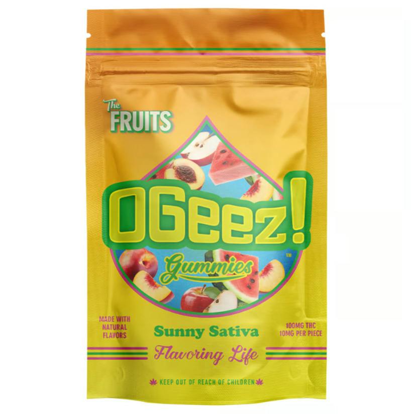 The Fruits Watermelon, Red Apple & Peach Gummies 100mg (10-Pack | 10mg Each)