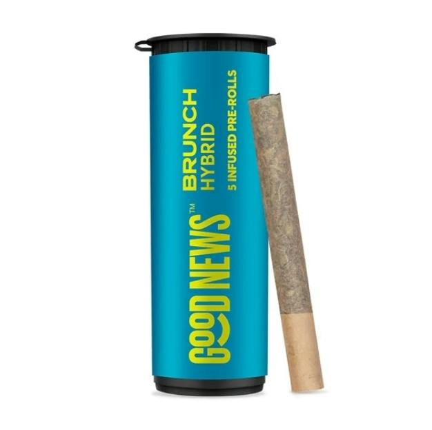Good News Brunch Orange Infused Pre-Roll Pack 0.5g ea | 5-Pack